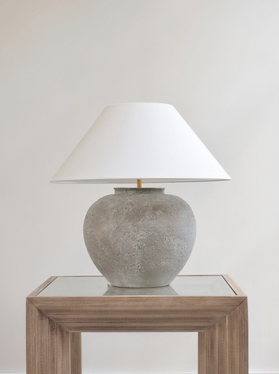 Casey Grey Ceramic Table Lamp