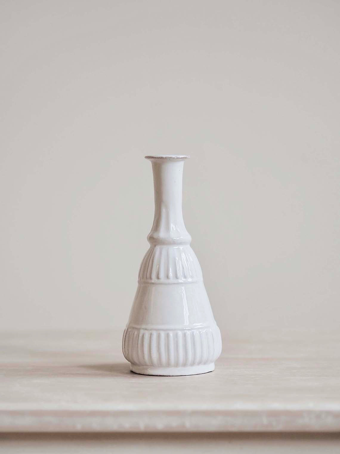 Astier de Villatte | Peggy Soliflore Vase Raw Clay | The
