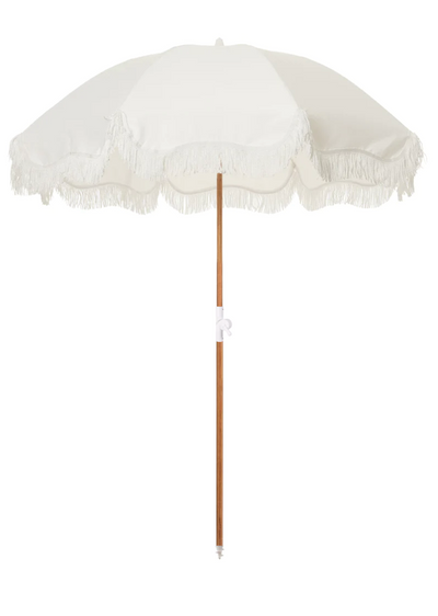 The Holiday Beach Umbrella Antique White - The Cross Decor & Design