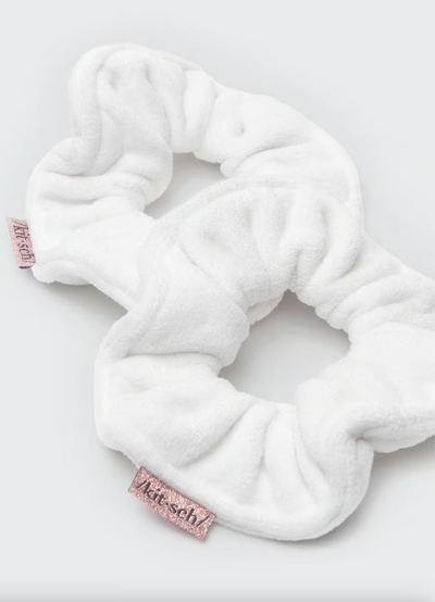 White Towel Scrunchies 2pc