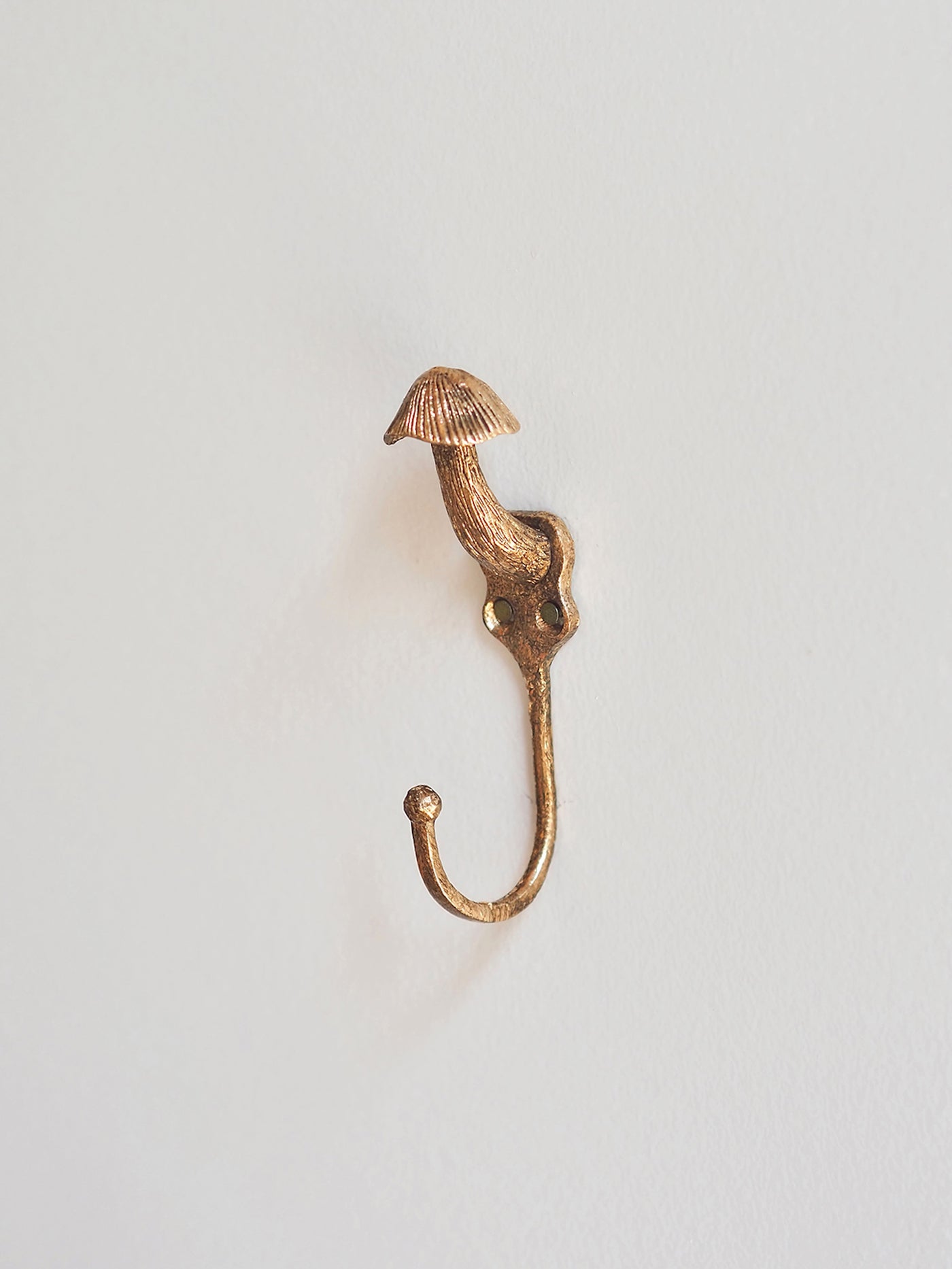 Gold Mushroom Wall Hook