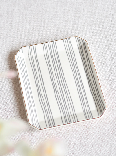 Stripes Trinket Tray - The Cross Decor & Design