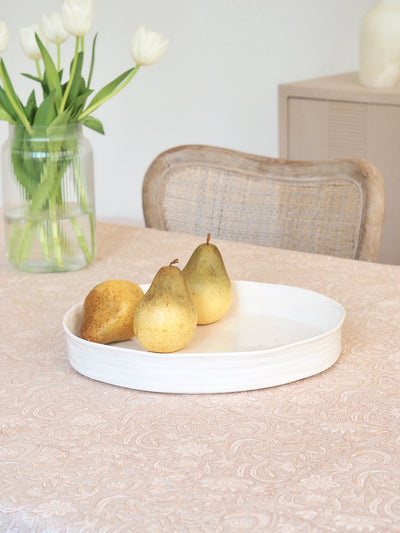 Le Blanc Round Platter