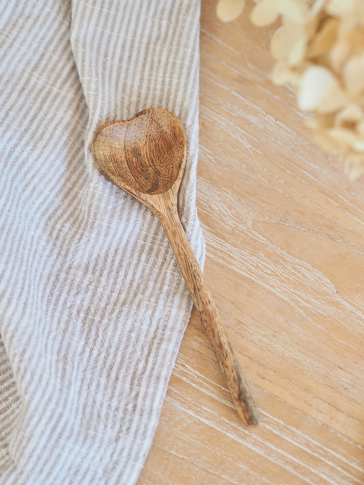 Wooden Heart Spoon - The Cross Decor & Design