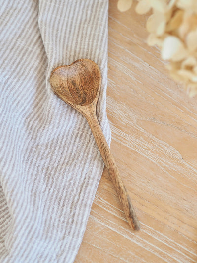 Wooden Heart Spoon - The Cross Decor & Design