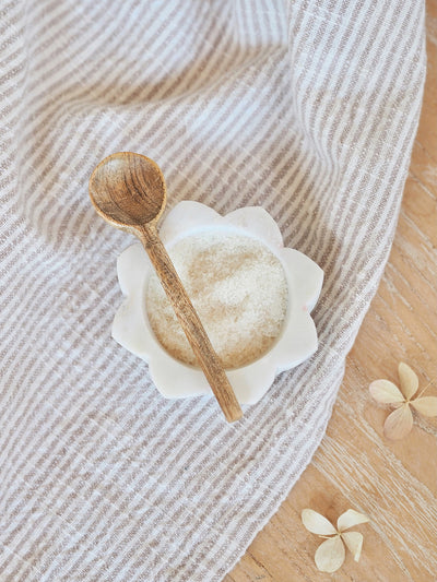 Marble Lotus Pinch Bowl - The Cross Decor & Design