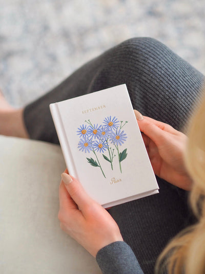 Birth Month Mini Embroidered Journals - The Cross Decor & Design