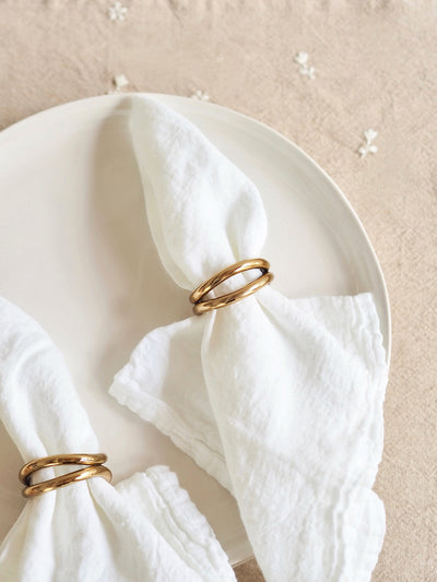 Gold Loop Napkin Ring - The Cross Decor & Design
