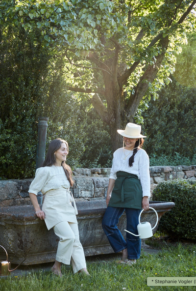 Natural Canvas Half Apron - The Cross Decor & Design
