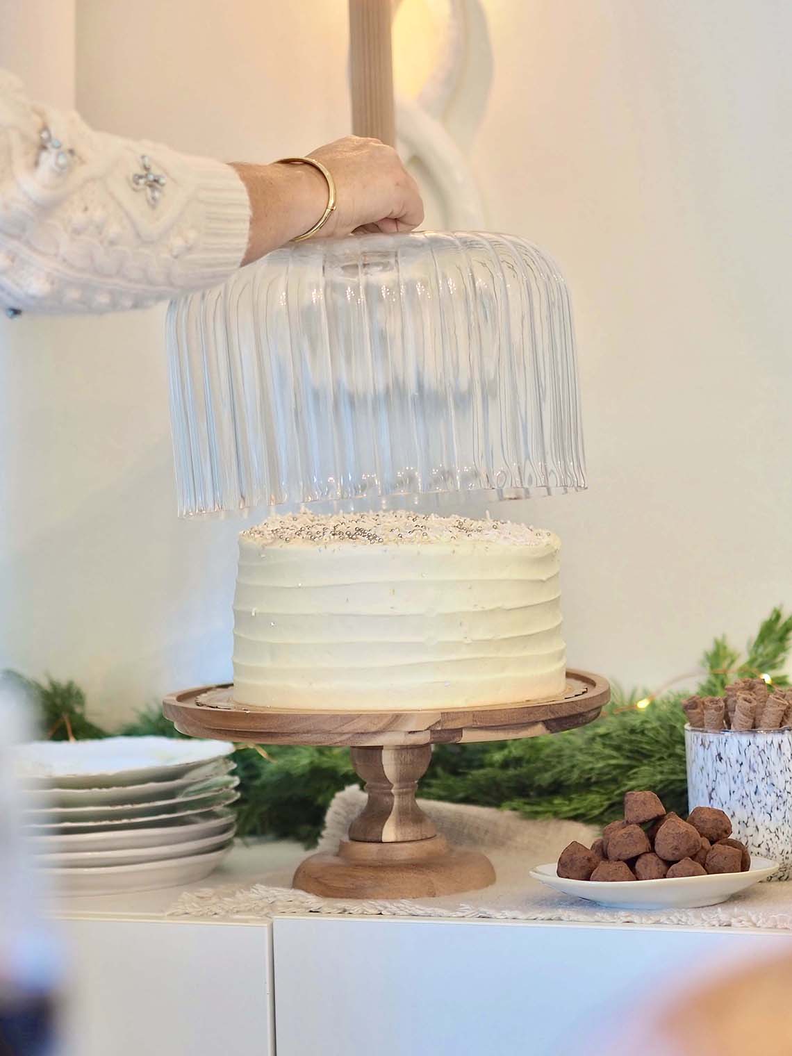 Aurelia Cloche Cake Stand - The Cross Decor & Design