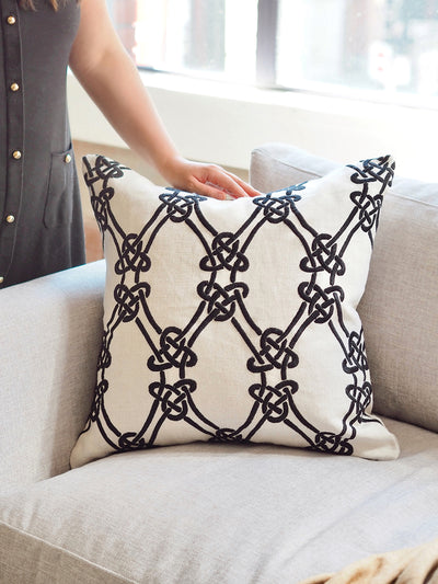 The Knots Pillow | 22x22 - The Cross Decor & Design