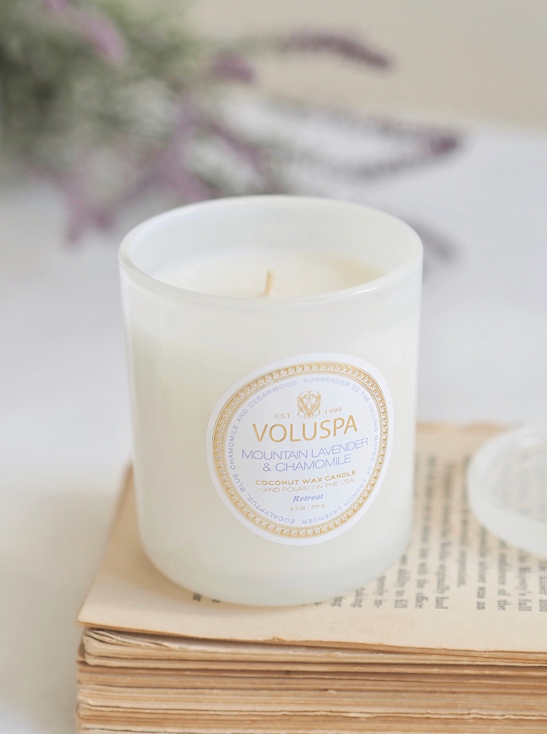 Mountain Lavender & Chamomile Classic Boxed Candle - The Cross Decor & Design