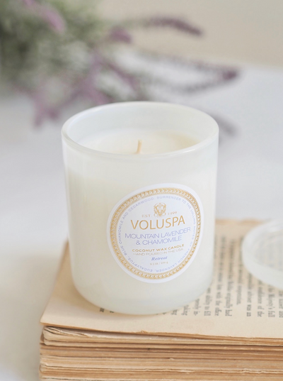 Mountain Lavender & Chamomile Classic Boxed Candle - The Cross Decor & Design