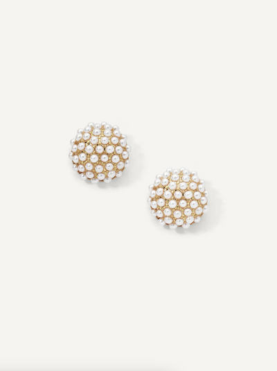 Pearl Pave Studs - The Cross Decor & Design