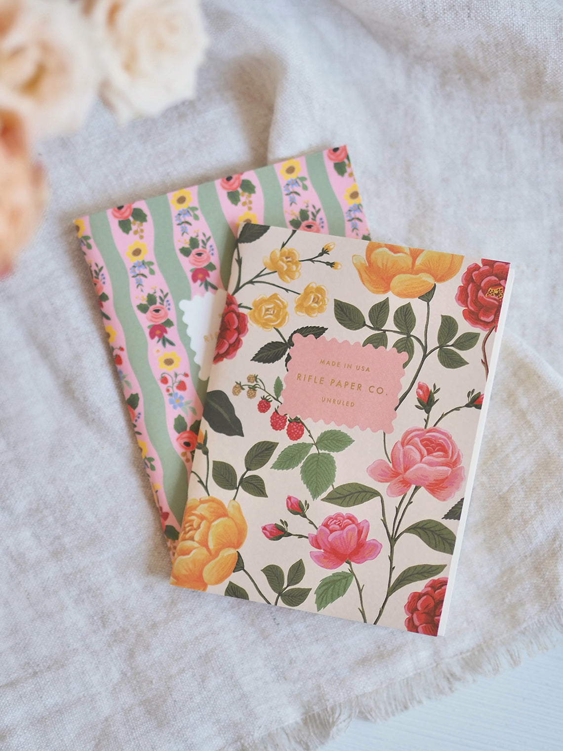 Roses Pocket Notebooks Set of 2