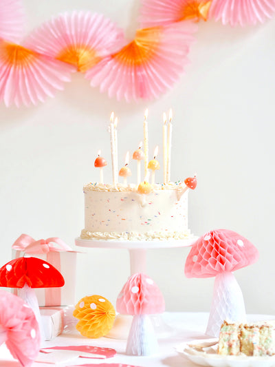 Mushroom Birthday Candles