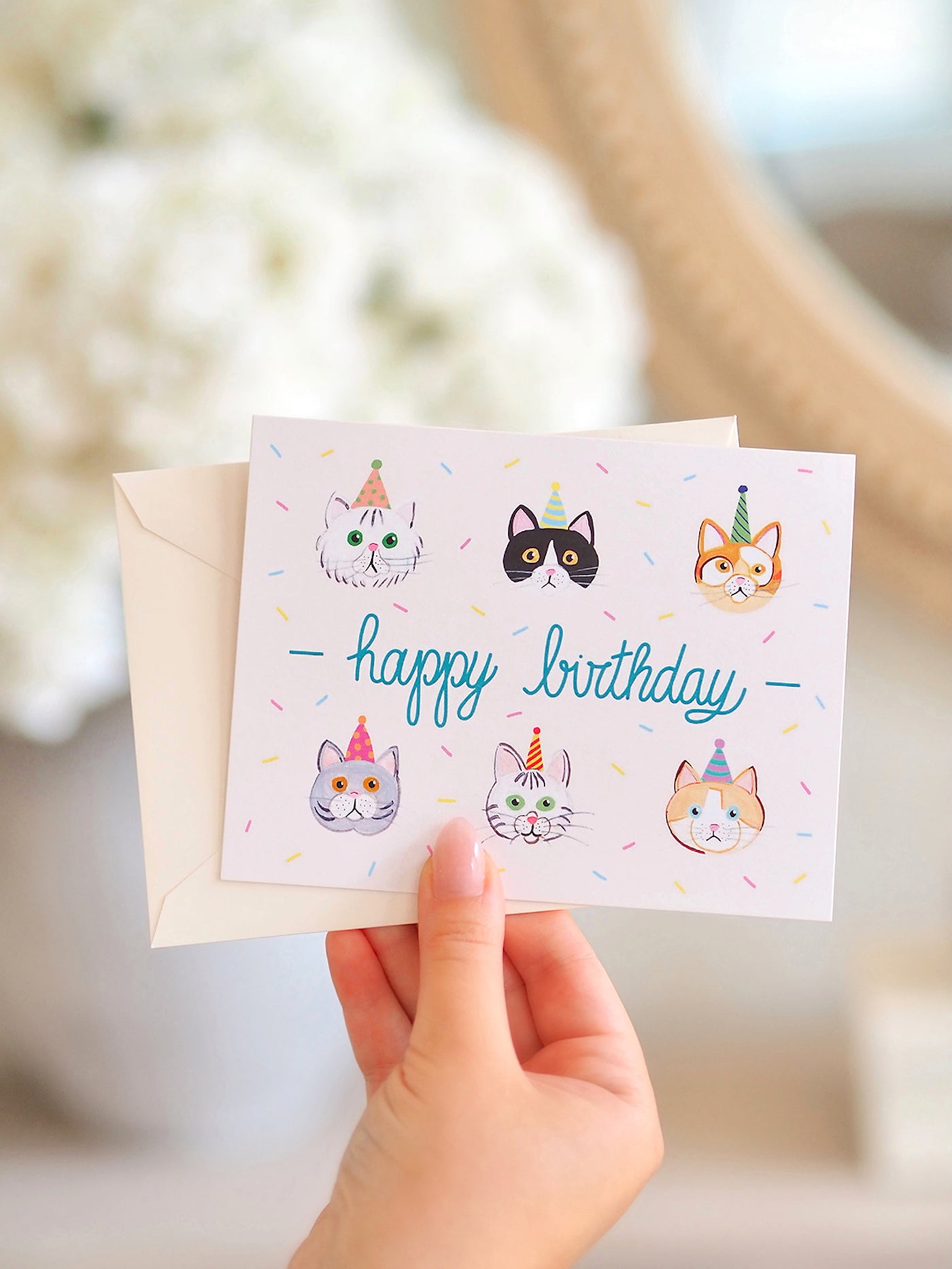 Birthday Cats Card - The Cross Decor & Design