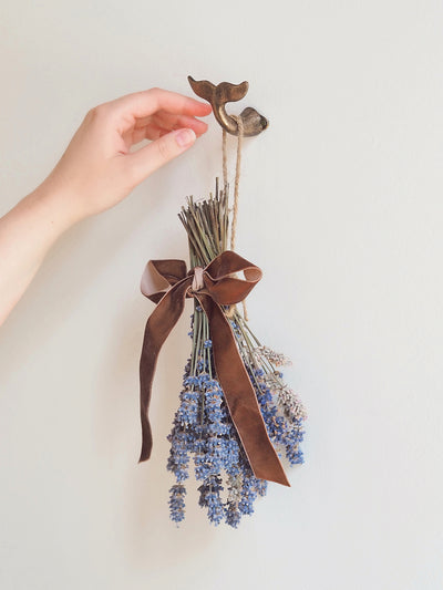 Gold Whale Tail Wall Hook