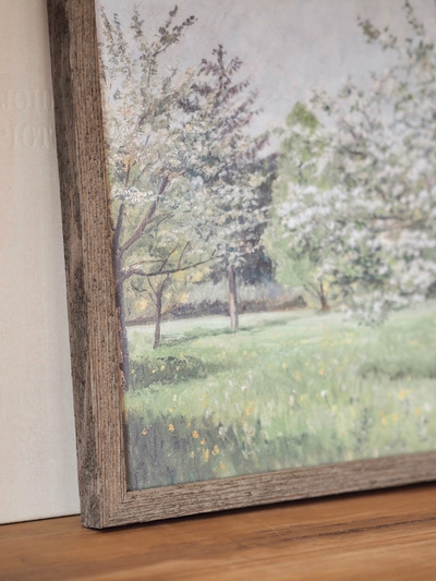 Cherry Blossom Trees Framed Canvas Print - The Cross Decor & Design