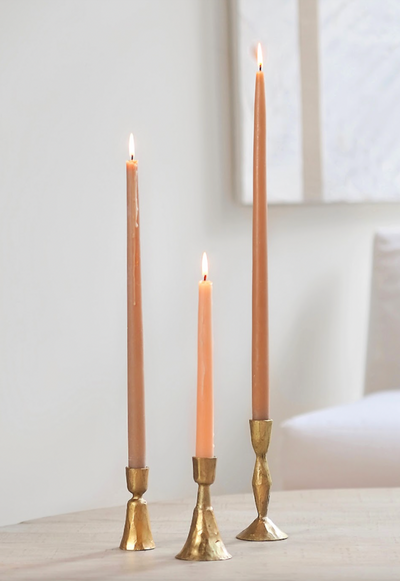 Gold Zora Forged Taper Holders - The Cross Decor & Design
