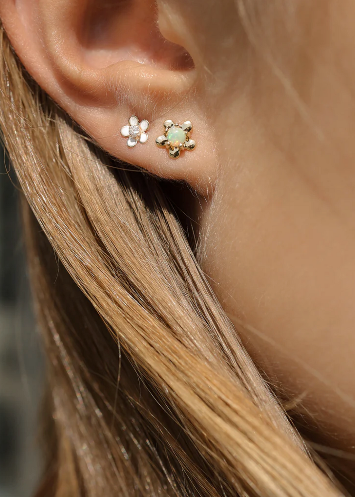 Daisy Opal Studs - The Cross Decor & Design
