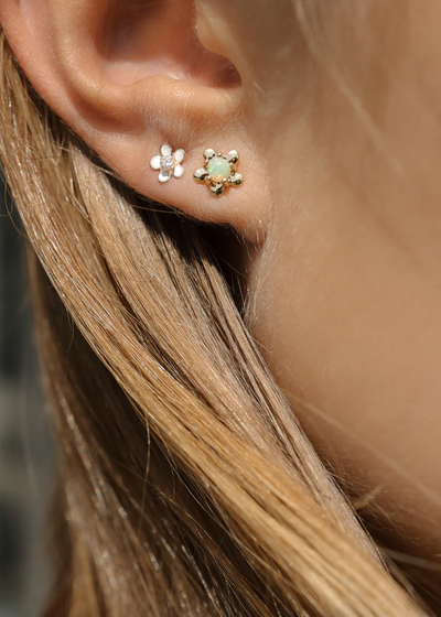 Daisy Opal Studs - The Cross Decor & Design