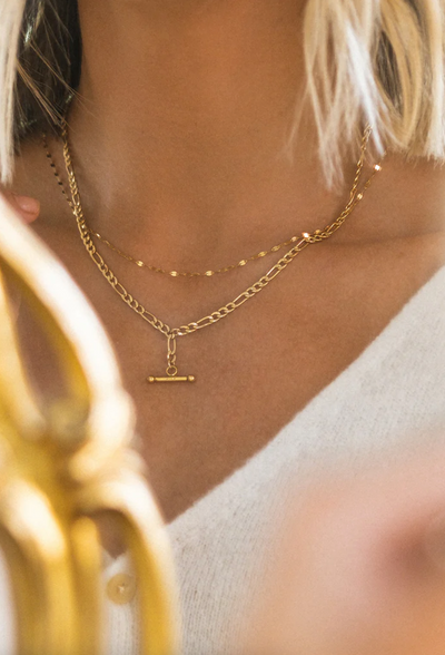 Shimmer Necklace | 10K Gold - The Cross Decor & Design