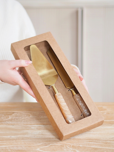 Camila Cake Server Set - The Cross Decor & Design
