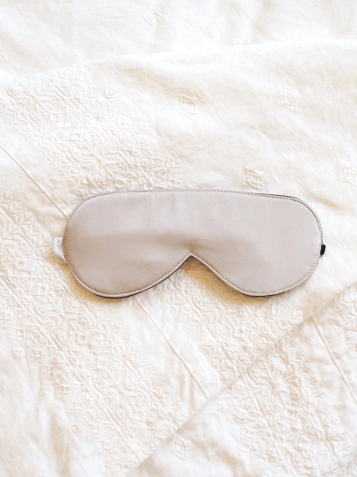 Silk Silver Sleep Mask - The Cross Decor & Design