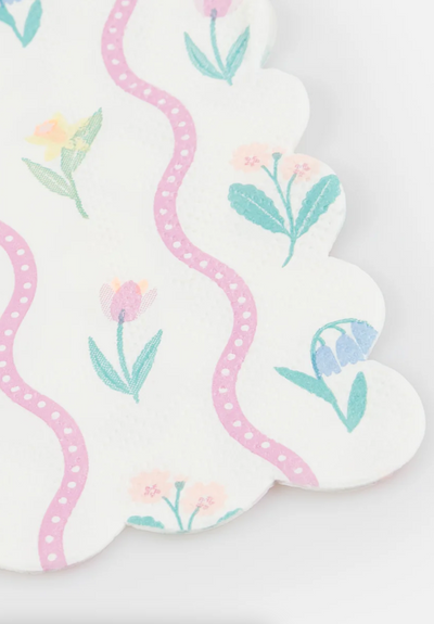 Flower Pattern Napkins - The Cross Decor & Design