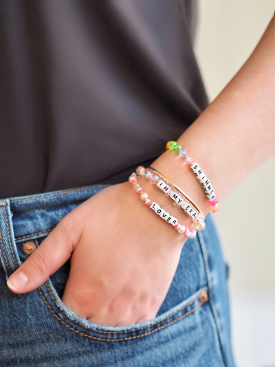 Shimmer Bejeweled Bracelet - The Cross Decor & Design