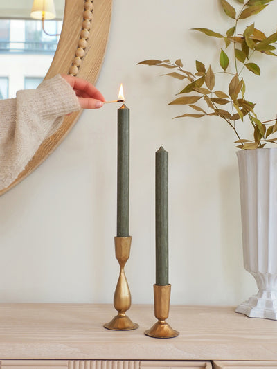 Twilight Pine Grove Taper Candle 10"