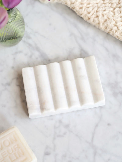 Carved Marble Soap Dish - The Cross Decor & Design