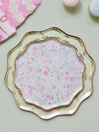 Ladurée Paris Floral Side Plates - The Cross Decor & Design