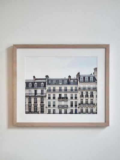 Parisian Rooftops Custom Framed Art Print | 24"x28"