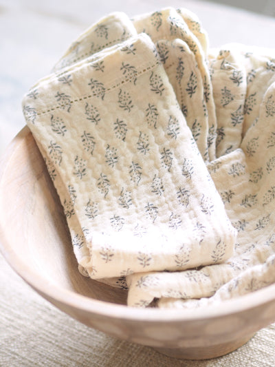 Livia Ivory Napkin - The Cross Decor & Design