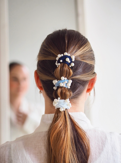 Coastal Pearl Hair Tie Set - The Cross Decor & Design