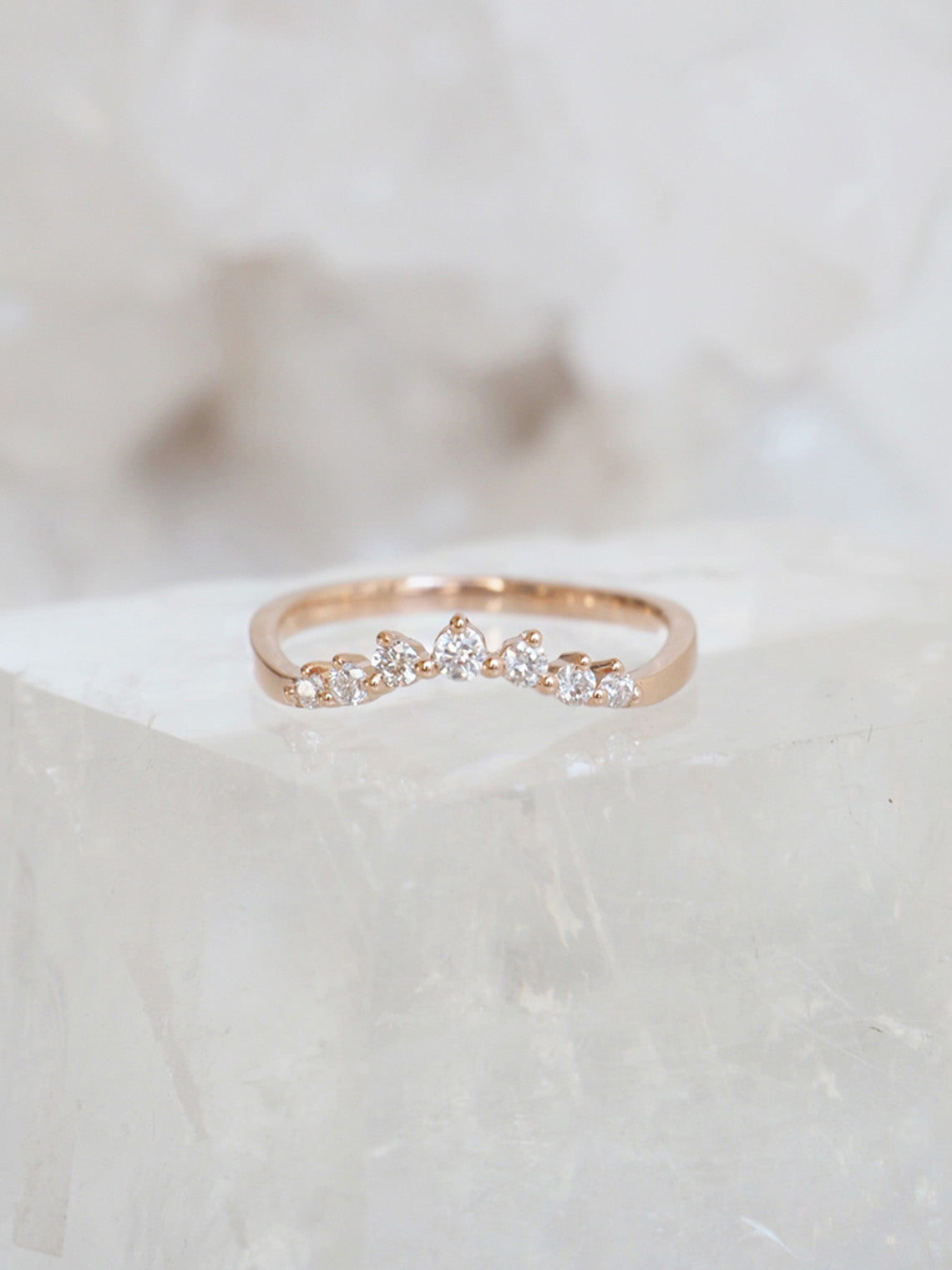 Diamond Jolie Ring | 14k Gold - The Cross Decor & Design