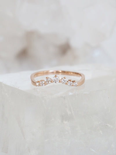 Diamond Jolie Ring | 14k Gold - The Cross Decor & Design