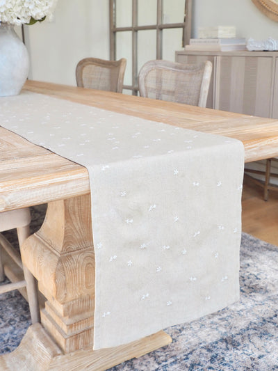 Embroidered Table Runner - The Cross Decor & Design
