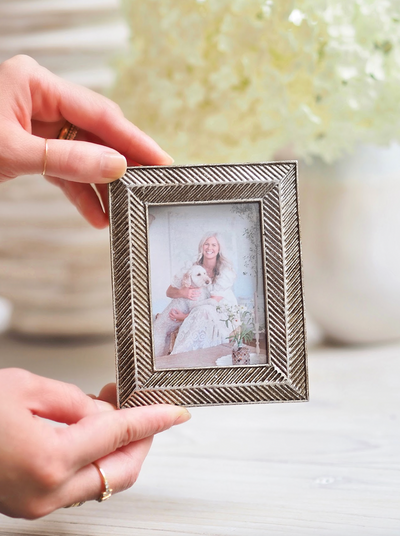 Yvette Silver Frames - The Cross Decor & Design