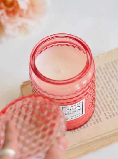 Blackberry Rose Oud Glass Jar Candle | Large - The Cross Decor & Design