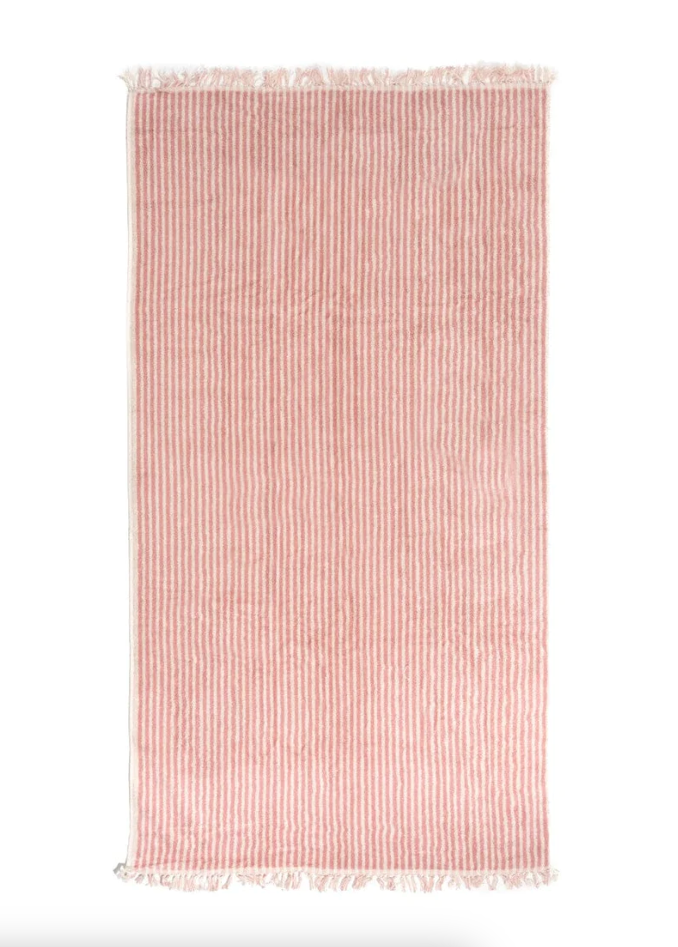 Lauren's Pink Stripe Beach Towel