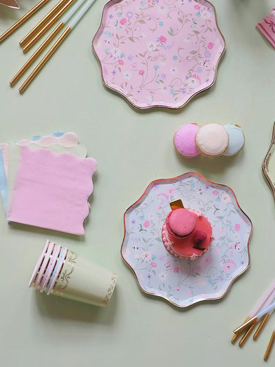 Ladurée Paris Floral Side Plates - The Cross Decor & Design