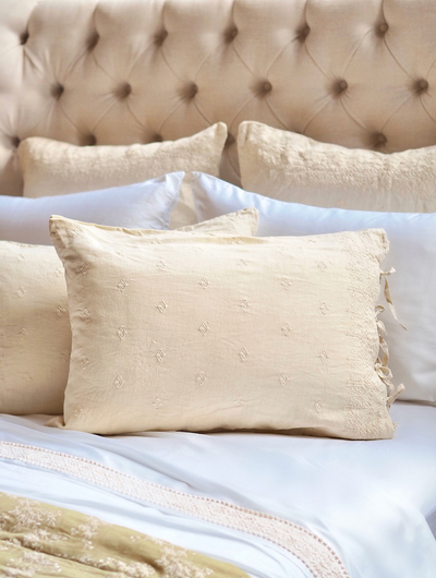 Ines Parchment Bedding - The Cross Decor & Design