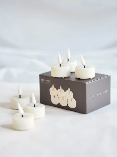 Battery Operated Tea Light | Set of 6 - The Cross Decor & Design