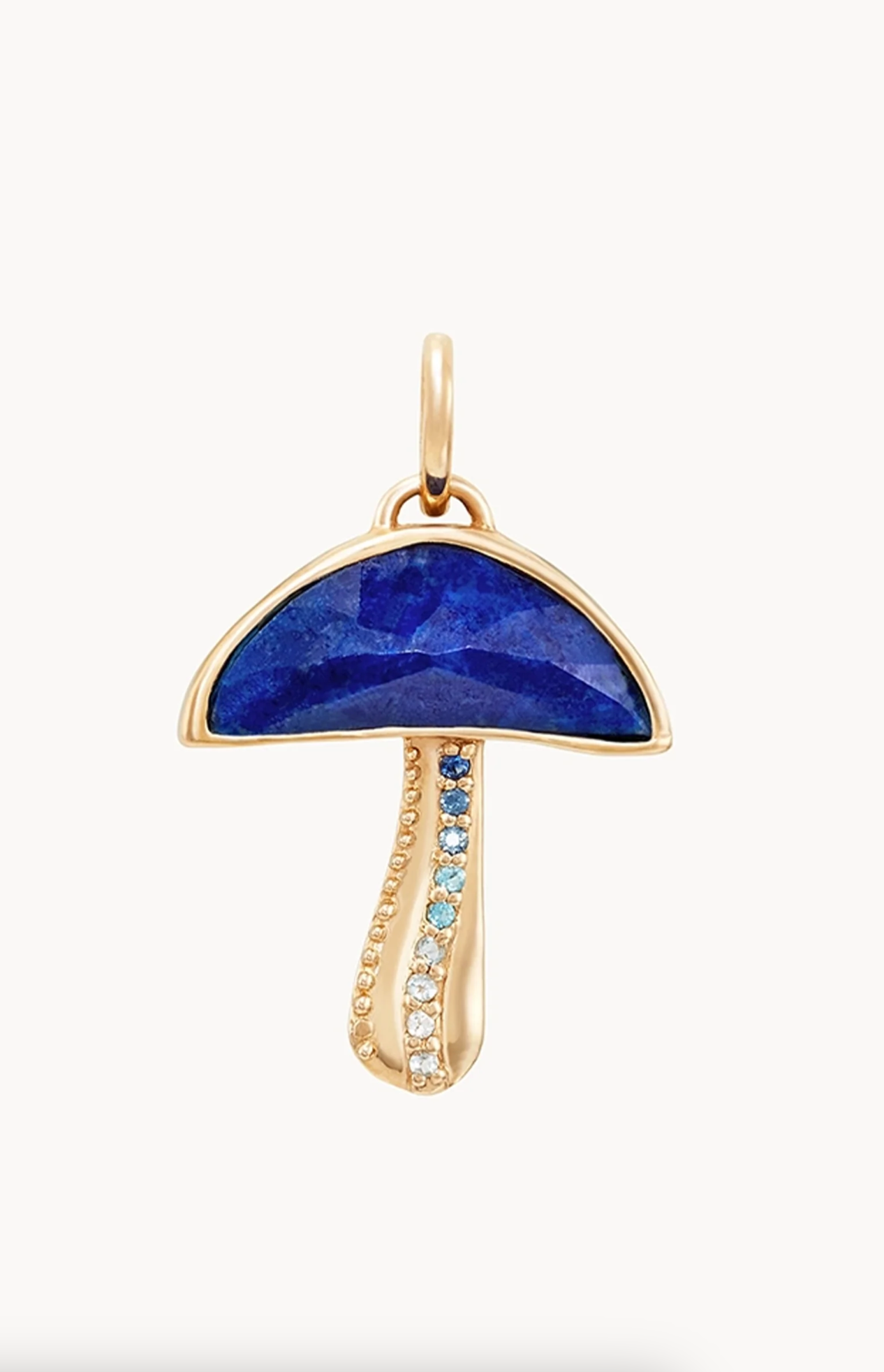 Night Gazer Mushroom Charm | 10K Gold - The Cross Decor & Design