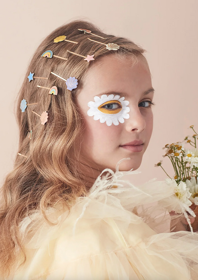 Enamel Shell Hair Slides - The Cross Decor & Design