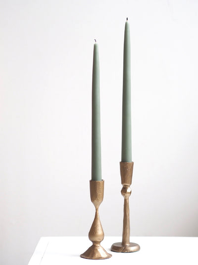 Classic Moss Taper Candle Set - The Cross Decor & Design