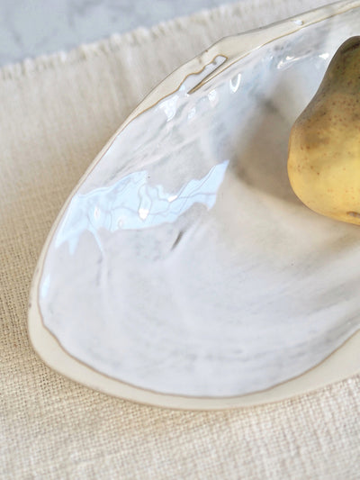 White Seashell Dish - The Cross Decor & Design